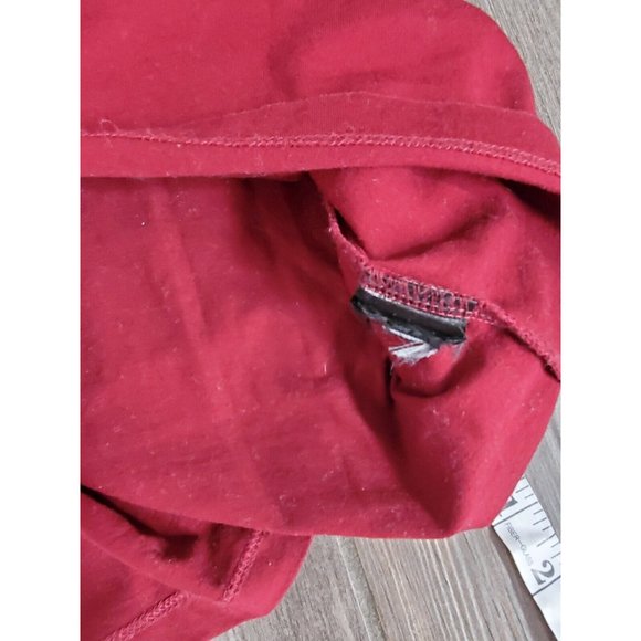 TED BAKER LONDON polo, burgundy with geo pattern collar and pocket accent, 5/XL - Picture 7 of 10